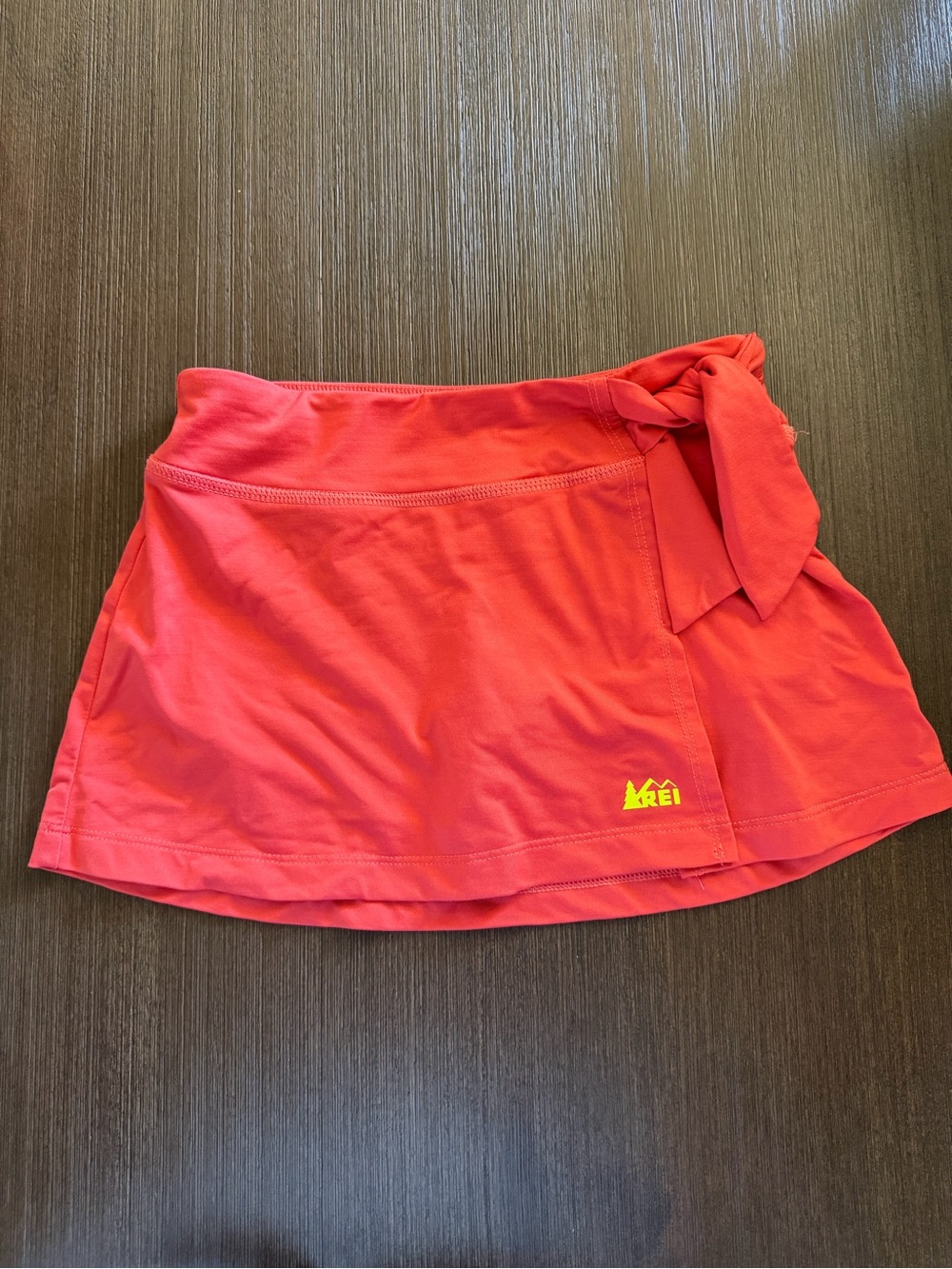 REI Bright Coral Skort with Side Tie